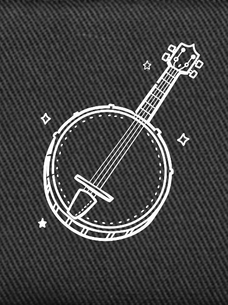 Cartoon Banjo
