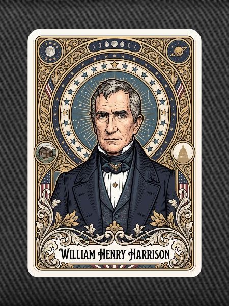 William Henry Harrison Tarotkarte