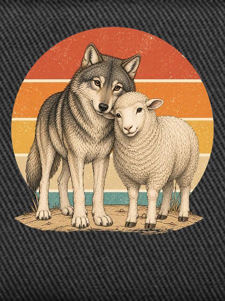 Wolf und Schaf