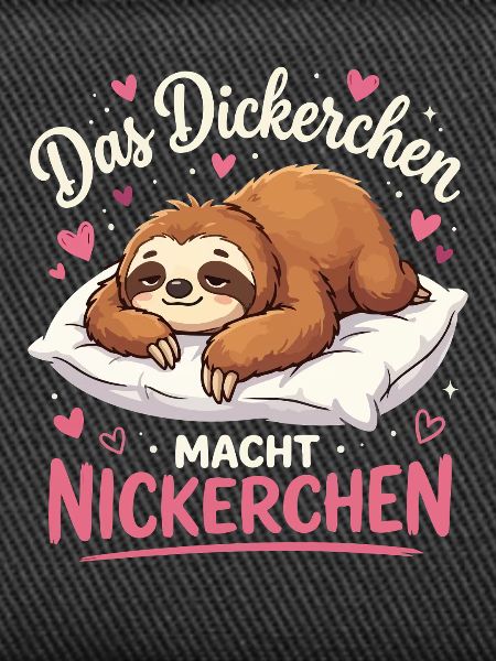 Das Dickerchen Macht Nickerchen