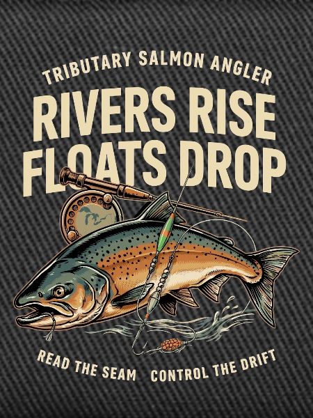 Flussforelle Angler-Design