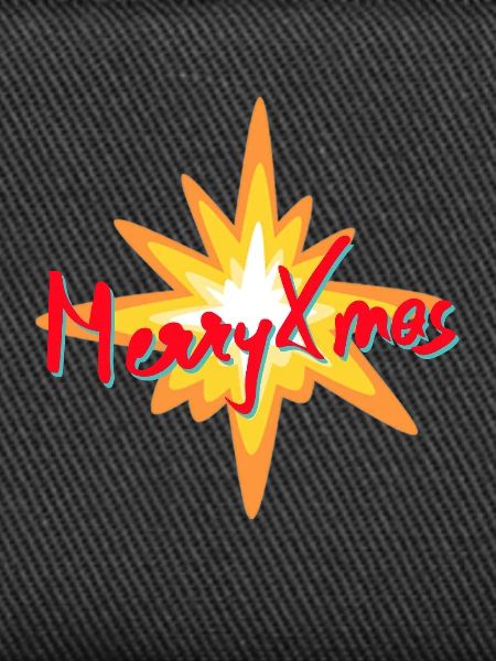 Explosives Xmas Schrift