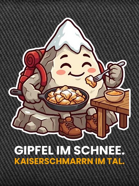 Gipfel im Schnee Kaiserschmarrn