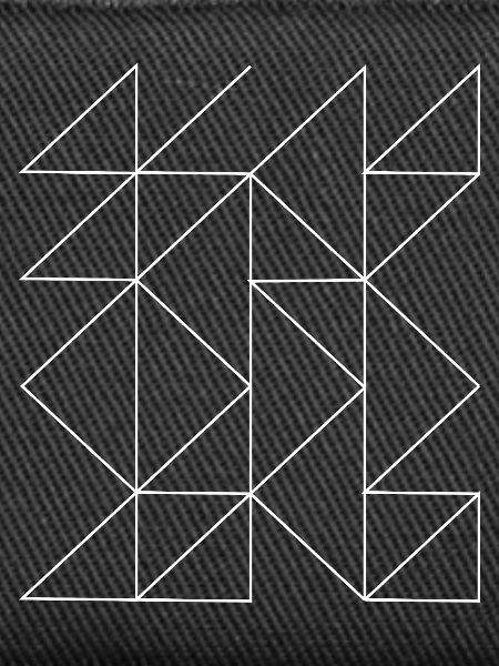 Linienmosaikgeometrie