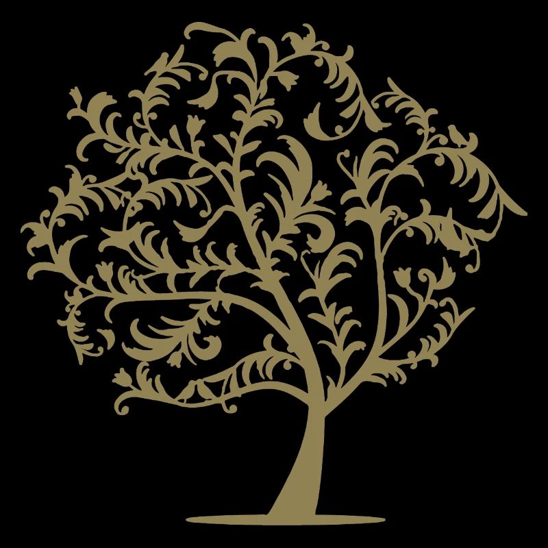 Minimalist Tree Birds Spring Silhouette