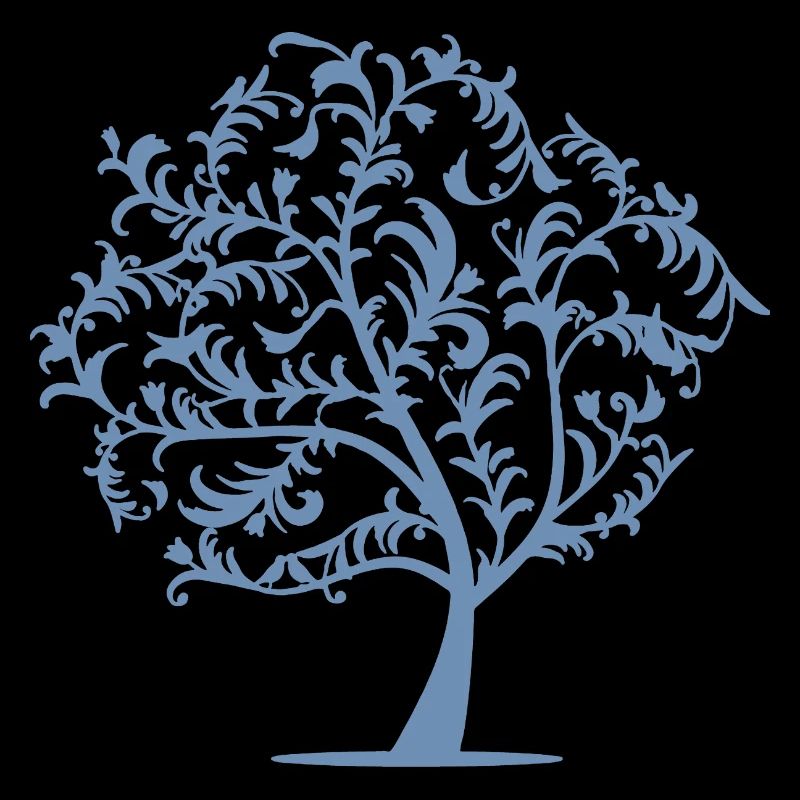 Minimalist Tree Birds Spring Silhouette