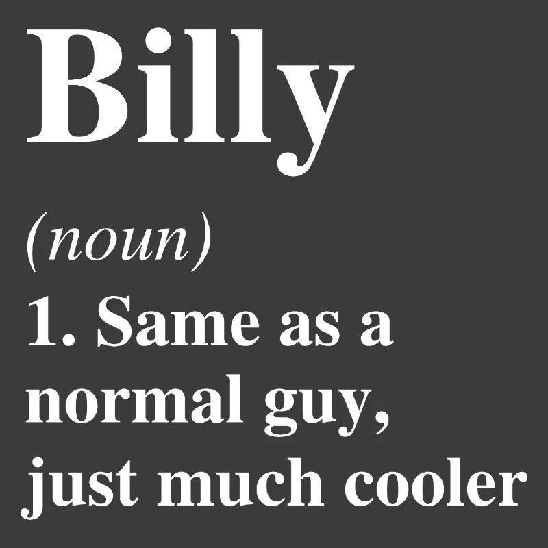 Billy Definition Cooler Name Spruch Geschenk