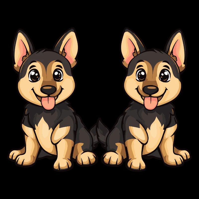 German Shepherd Dog Comic