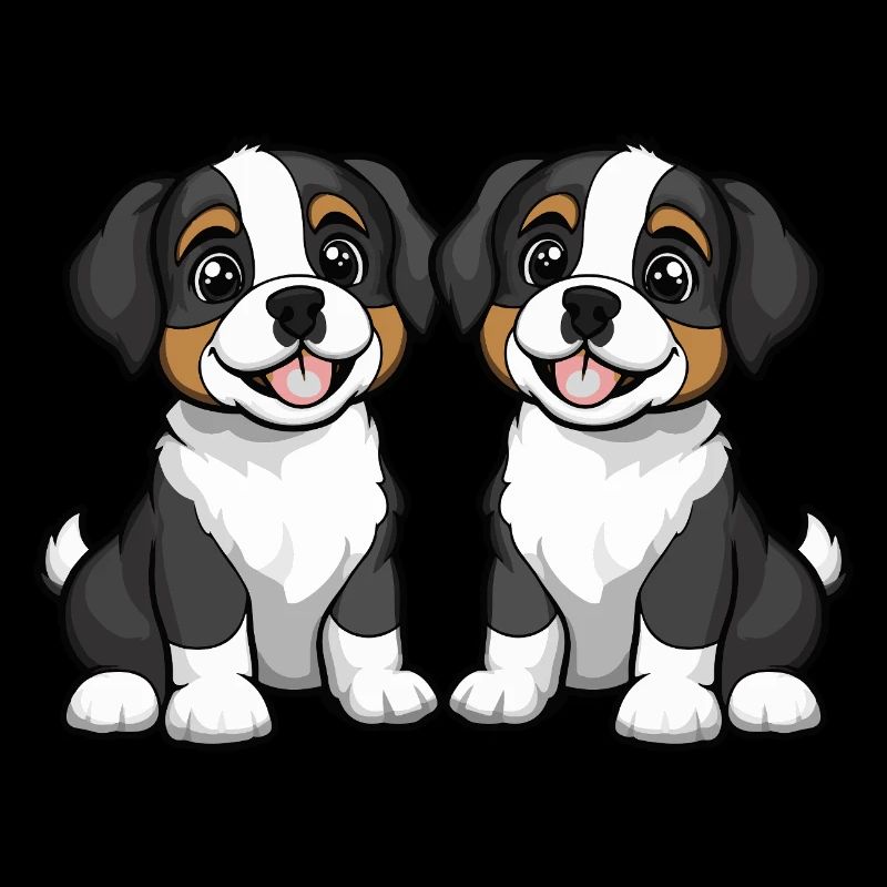 Saint Bernard Dog Comic