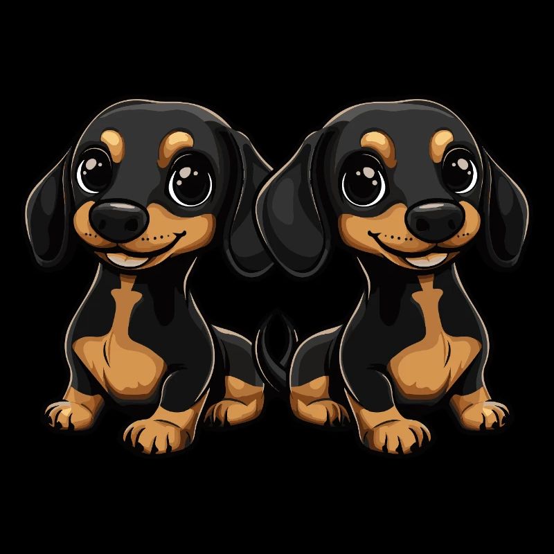 Dackel DachsHund Comic