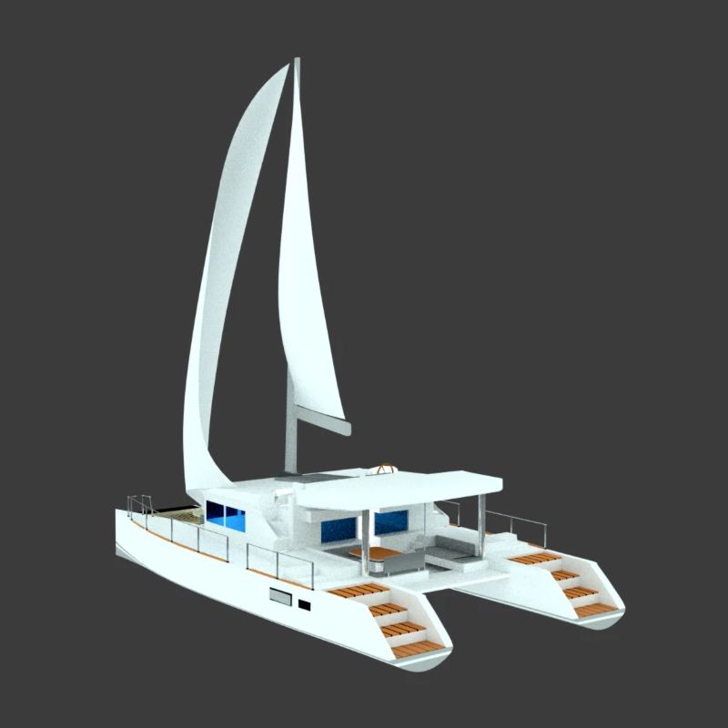 Katamaran 3D Back