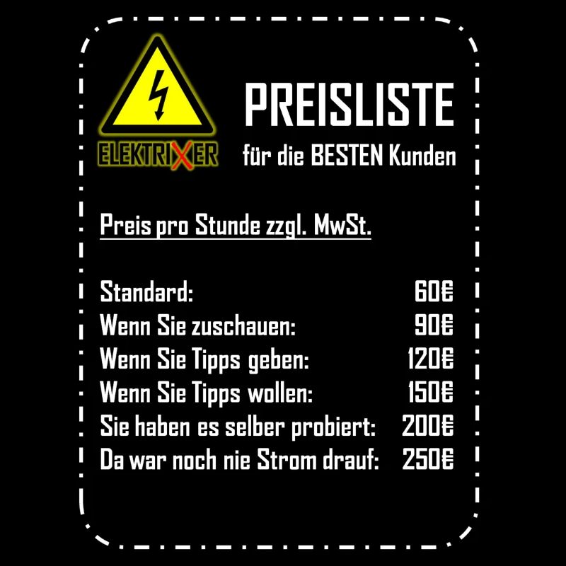 ElektriXer Preisliste (weiß)