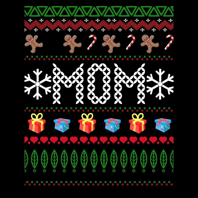 Mère Noël vilain petit cadeau de Noël de Noël