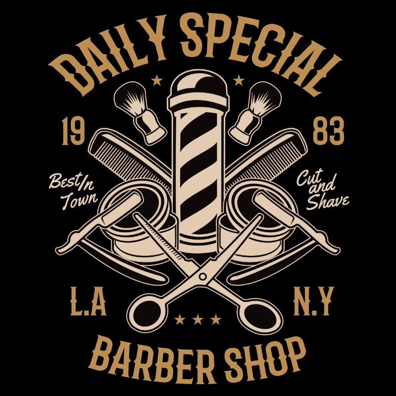 Barber Shop Barber Bartscherer Shave Beard Man