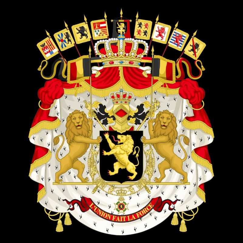 Belgien Wappen als Abzeichen