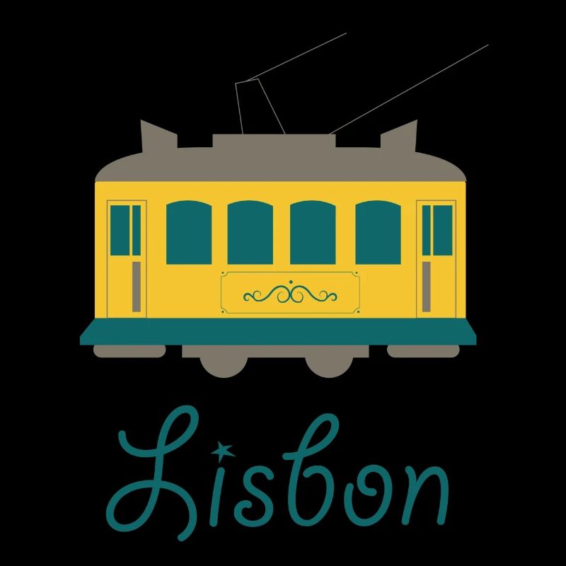 Süßes lissabon Logo Geschenk Idee