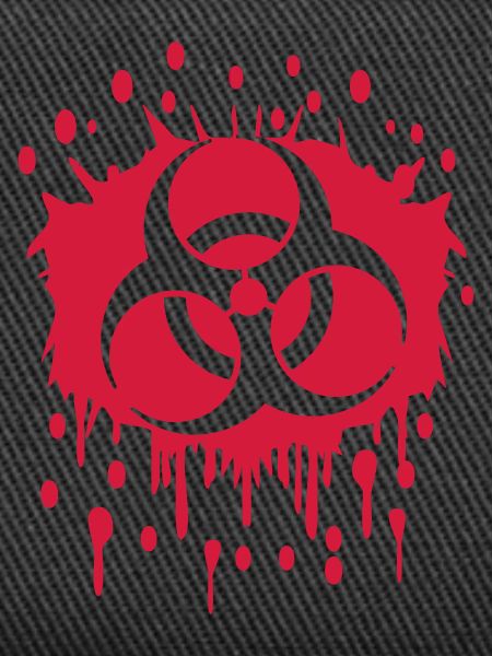 Biohazard Blut Graffiti