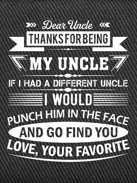 Dear Uncle...