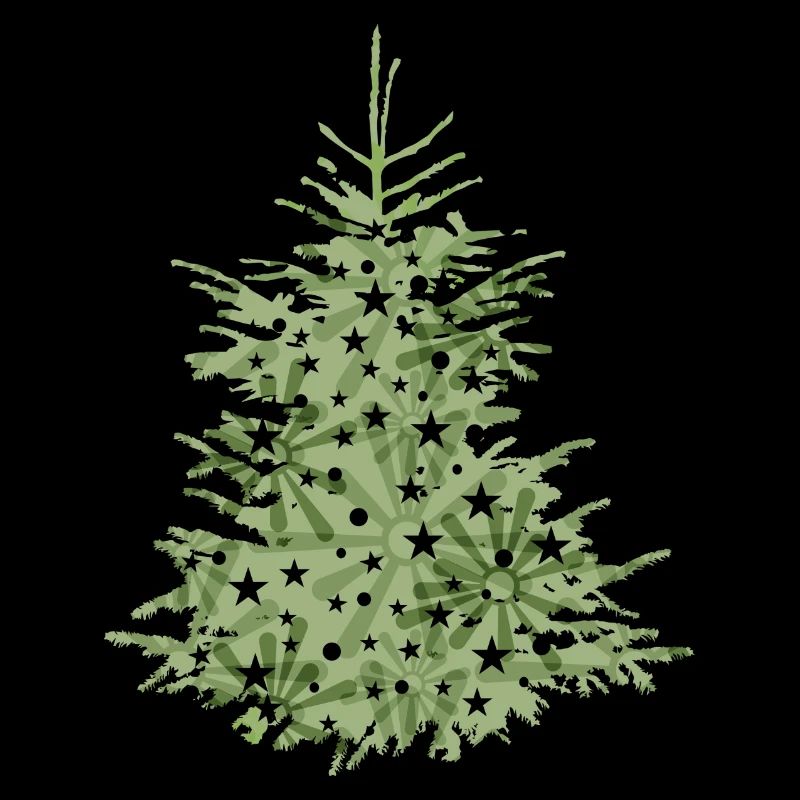 grüner Christbaum, Tannenbaum oder Weihnachtsbaum