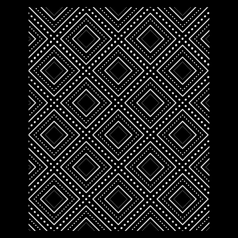 White check pattern - Kook Art