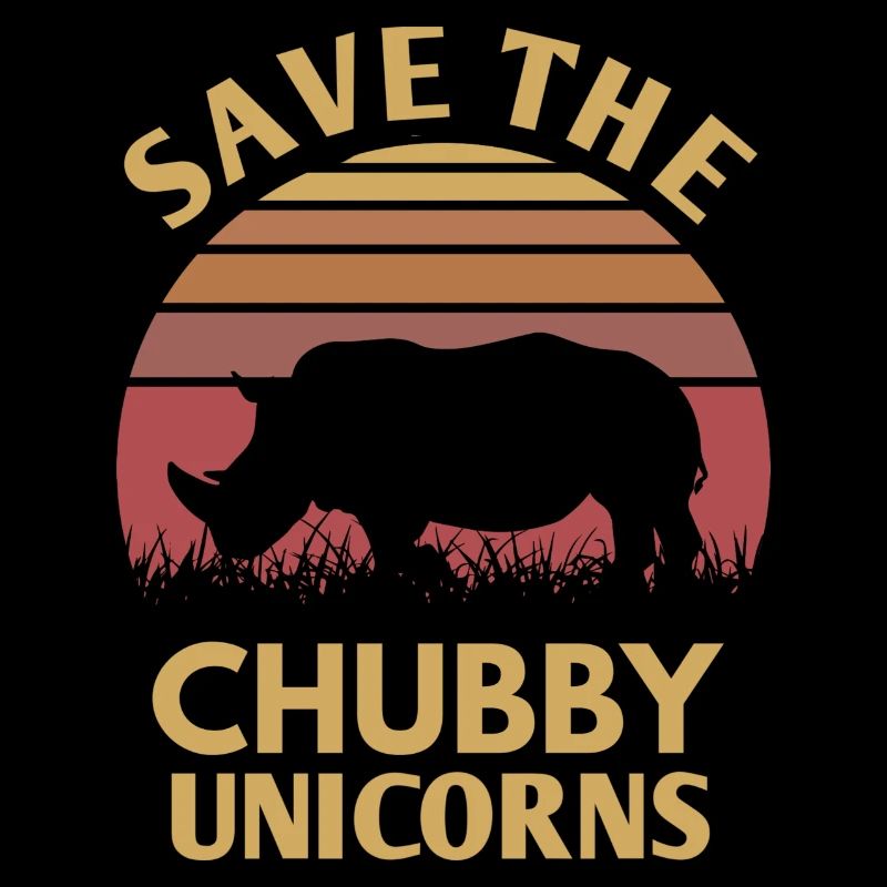 Save the Chubby Unicorns Design