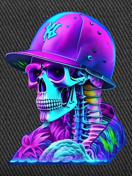 Skeleton with cap