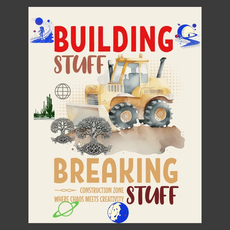 Construction Fun with Earth Tones