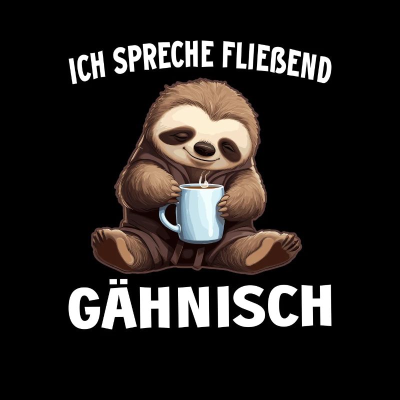 Faultier Kaffee Kaffeeliebhaber Faultiere Spruch