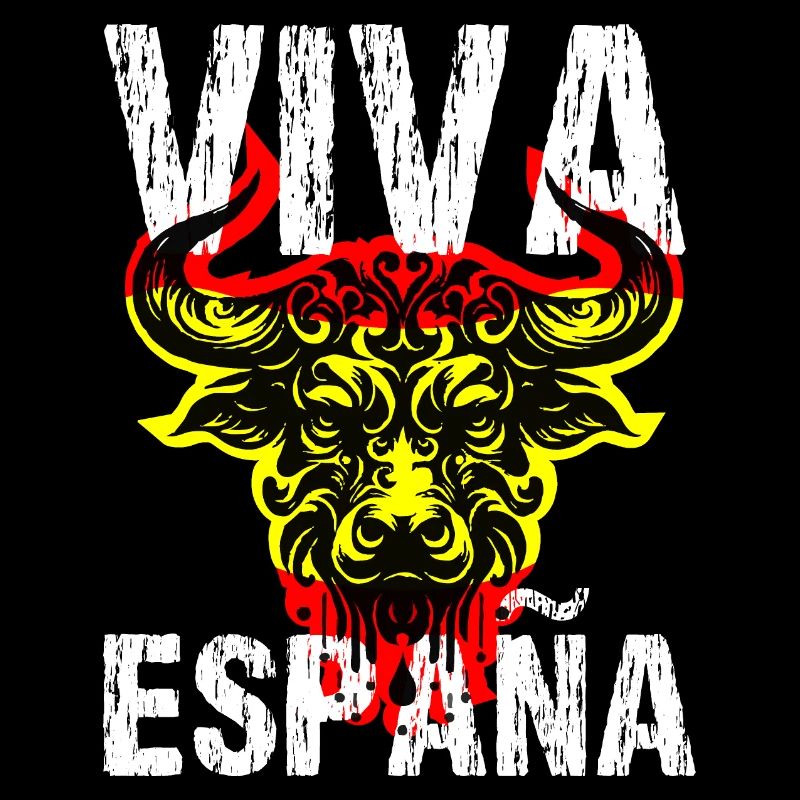 Viva Espana Lang lebe Spanien Torro Fan Design