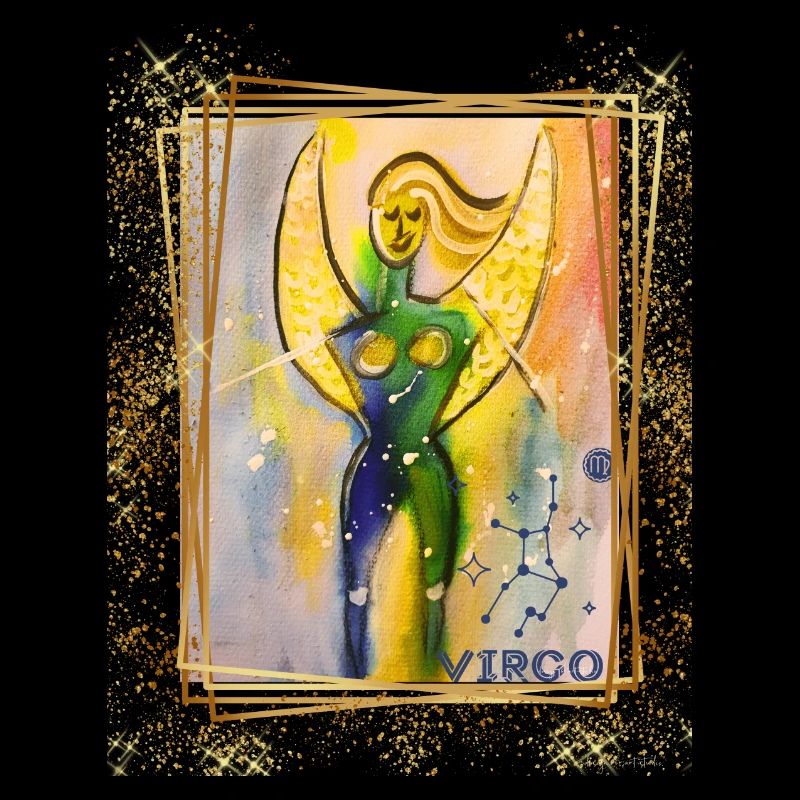 Virgo Goddess with Mystical Wings