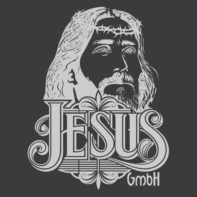 Jesus Kopf hellgrau