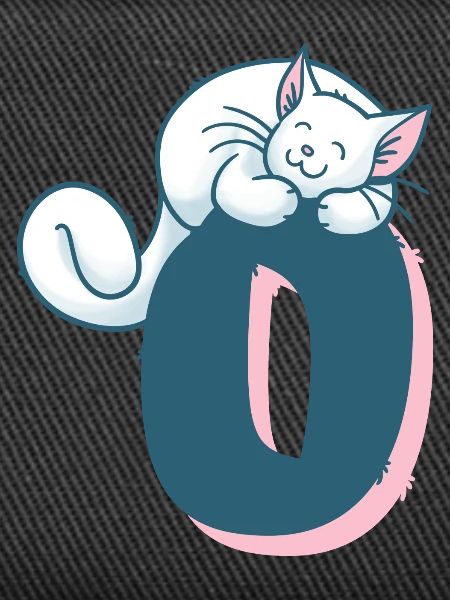 Cat Letter O
