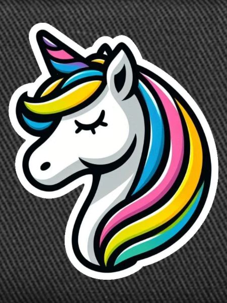 Einhorn Comic schlafend