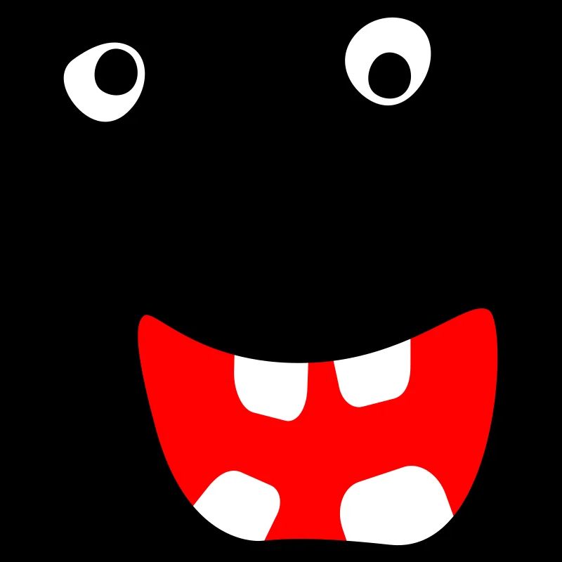 Monster Halloween Comic Creepy Face Cool Face
