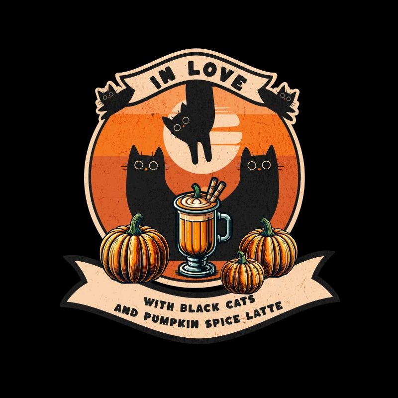 Black Cats & Pumpkin Spice Latte Love