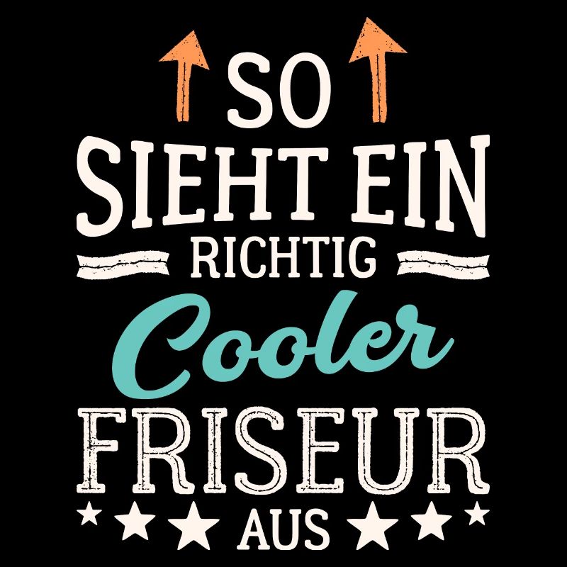 So sieht ein richtig cooler Friseur aus Coiffeur