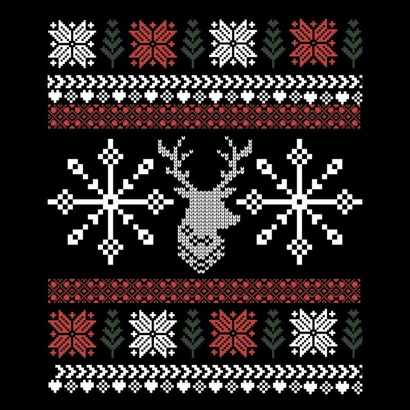 Motif rétro Noël
