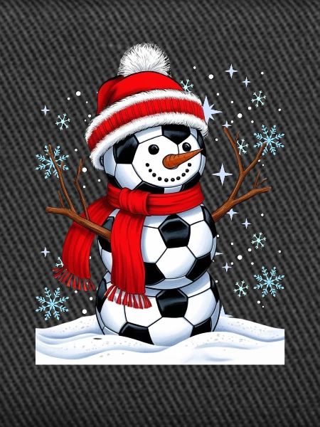 Snowman Soccer Balls