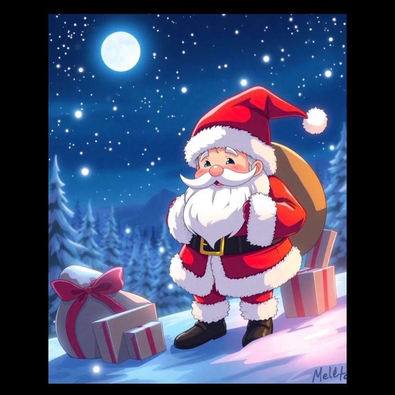 Weihnachts man mit Geschenke Sack