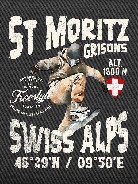 Schweizer Alpin- und Mountain-Skateboarder