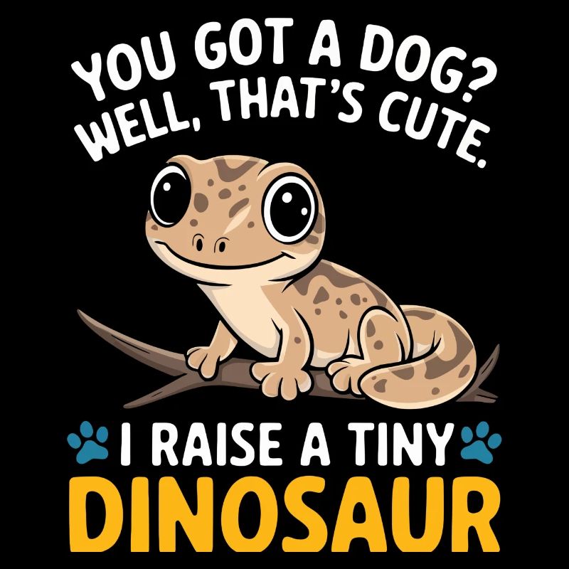 Funny Tiny Dinosaur Lizard