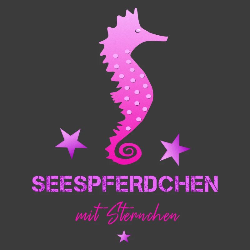 rosa seepferdchen mit sternchen Schwimmabzeichen