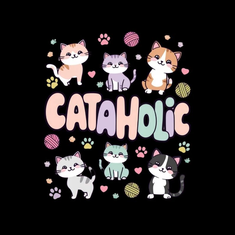 Katze Kätzchen Comic Geschenk