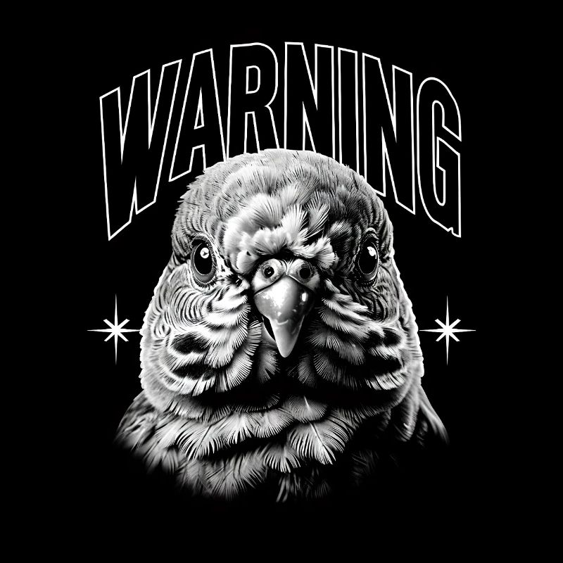 Warning Taube Vogel Geschenk