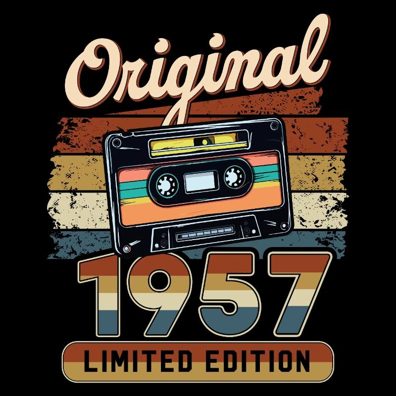 69. Geburtstag 69 Jahre Original 1957 Kassette