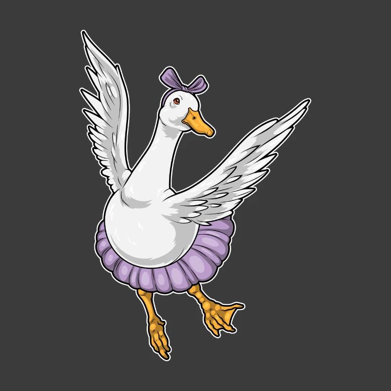 Duck Ballerina Ballet Dance