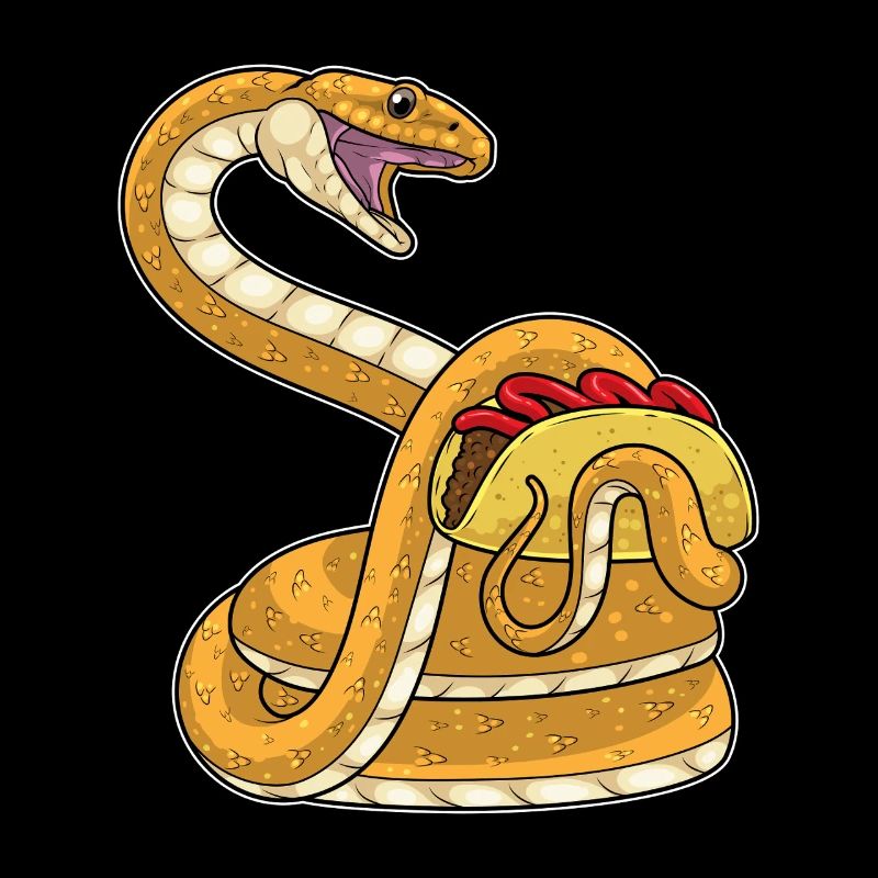 Taco au serpent