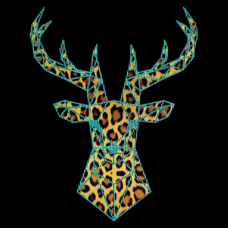 Hirsch PopArt Tuerkis