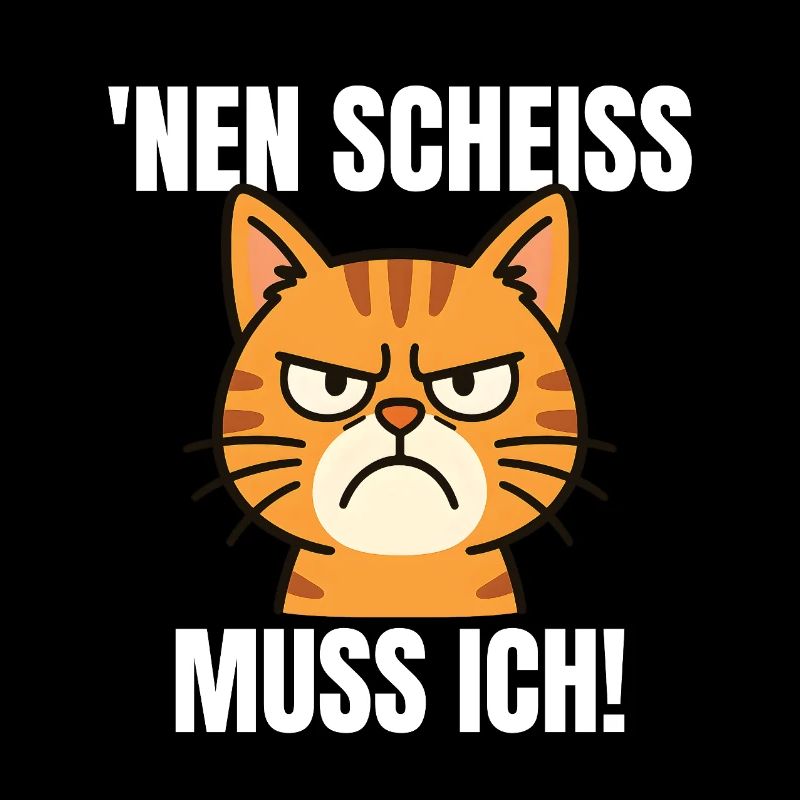 'Nen Scheiss muss ich freche Katze lustig