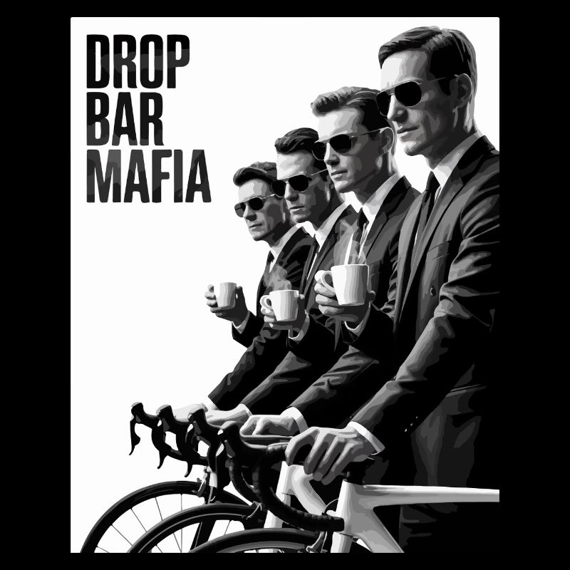 Drop Bar Mafia – Noir Cycling Tee